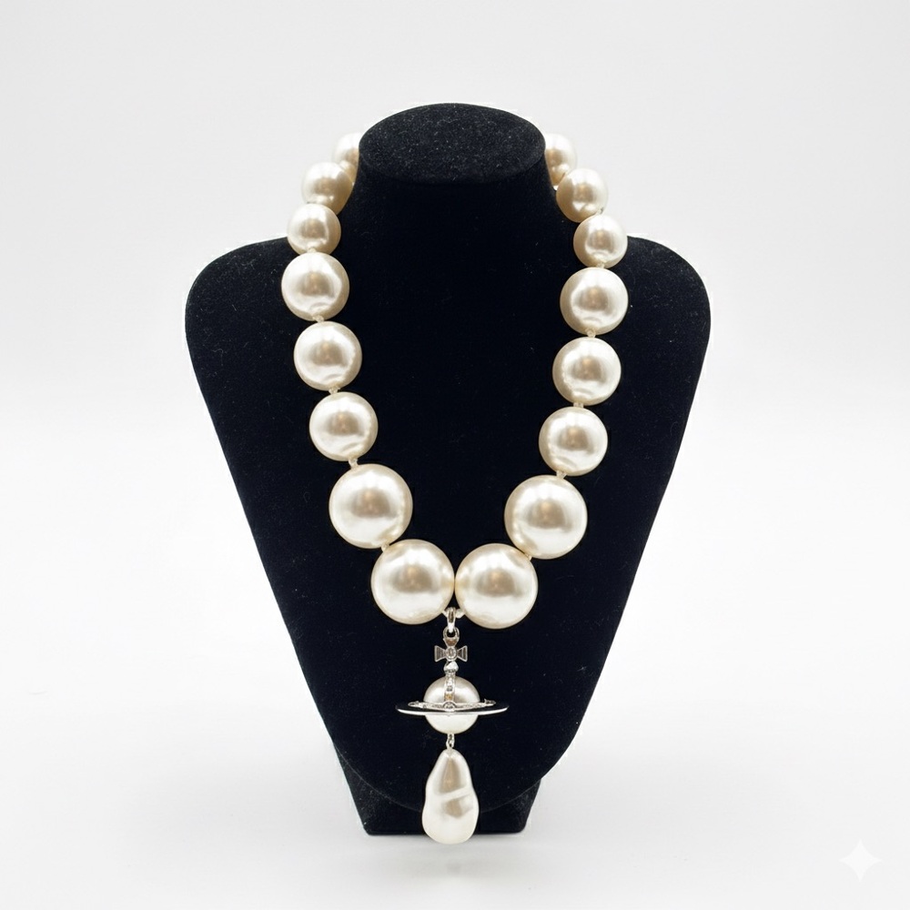 Vivienne Westwood Giant Pearl Drop Necklace - Picture 1 of 6